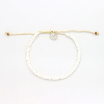 White Puka Shell Bracelet, 3 of 4