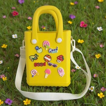 Gifts For Teens, Mini Crossbody Crocbagg, Customise With Cute Charms, 3 of 12