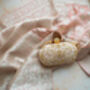 Asha Nude Pink Oval Clutch, thumbnail 2 of 6