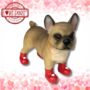 French Bulldog In Love Heart Wellies Valentines Gift, thumbnail 1 of 8
