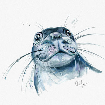 Inky Seal Illustration Print, 10 of 12