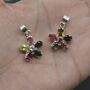 Tourmaline Silver Pendant Necklace: October Birthstone, thumbnail 4 of 9