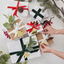 Christmas Wrap Accessories, Foliage, Ribbons And Tags, thumbnail 1 of 3