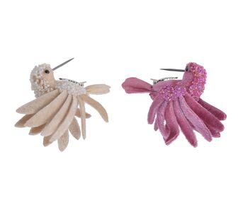 Set Of Two Hummingbird Clip On Decorations, 5 of 7