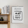 Academic Chaos Wall Calendar 2026/2027, thumbnail 1 of 4