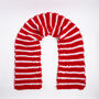 Candy Cane Scarf Knitting Kit, thumbnail 6 of 10
