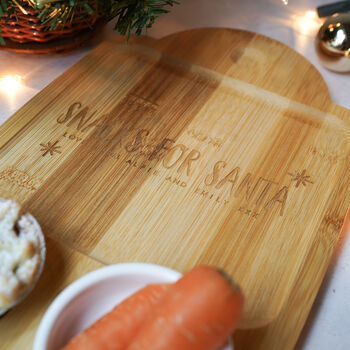 Personalised Santa Snack Plate For Christmas Eve, 3 of 4