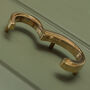 Premium Floating Engraved House Numbers In Brass Finish, thumbnail 8 of 12