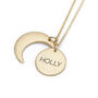 Personalised Gold Plated Moon And Sun Necklace, thumbnail 6 of 7