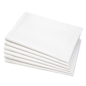 Classic White Tea Towels/ Catering Napkins, 4 of 9