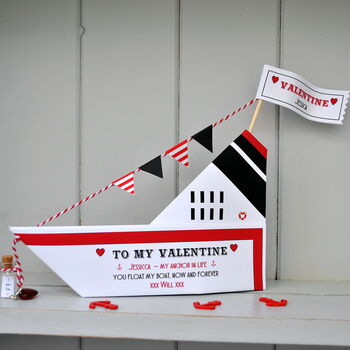 Personalised Valentine's Cruise Ship Card, 5 of 11