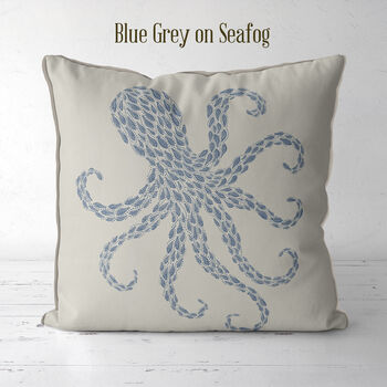 Little Fish, Octopus Cushion, Multi Colours Available, 3 of 8
