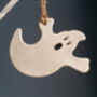 Clay Hanging Ghost Decoration, thumbnail 1 of 2