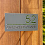Contemporary Rectangle House Address Sign, thumbnail 1 of 3