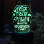 Personalised Trick Or Treat Halloween Solar Light Sign, thumbnail 8 of 8