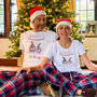 Personalised His And Hers Penguin Christmas Pyjamas, thumbnail 2 of 5