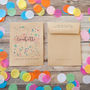 10 Personalised Colourful Confetti Print Packets, thumbnail 3 of 7
