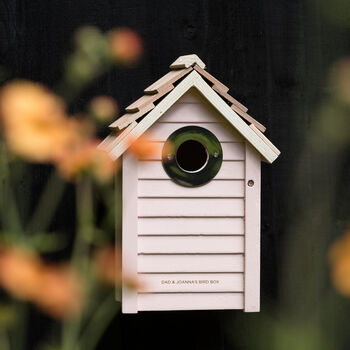 Personalised Wooden Bird Nest Box, 11 of 11