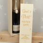 Personalised Hands Off Engraved Wooden Bottle Box, thumbnail 4 of 4