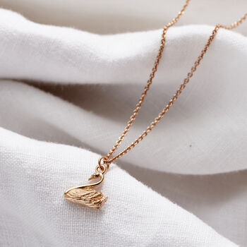 Soulmate Swan Charm Necklace, 3 of 8