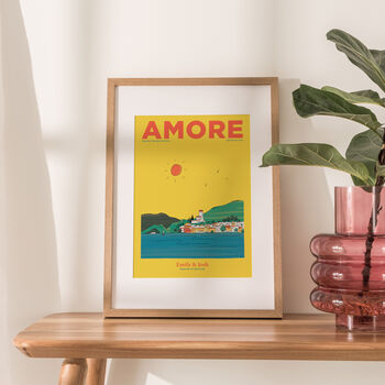 Personalised Love To Travel Destination Print, Unframed, 2 of 9