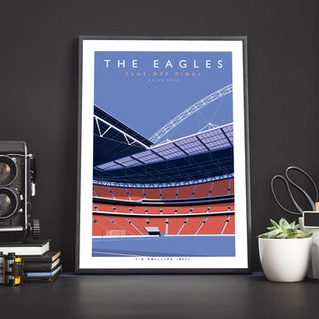 Crystal Palace The Eagles Wembley Poster, 4 of 8