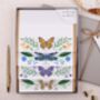 Butterfly Writing Paper Gift Box Set, thumbnail 1 of 4