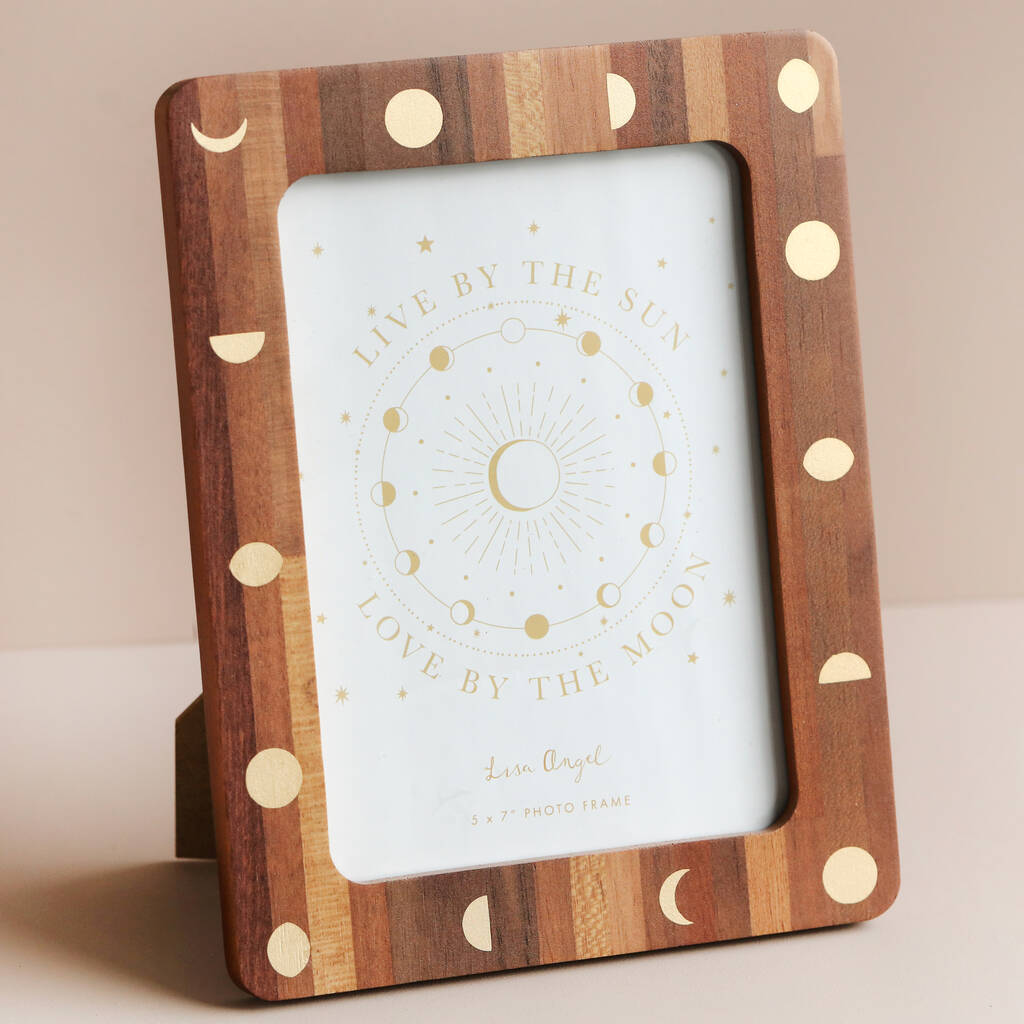 Moon Phase 5' x 7' Wooden Photo Frame, 1 of 3