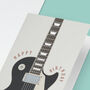 Electric Guitar Birthday Card | Les Paul Card, thumbnail 5 of 6