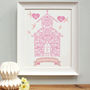 Personalised Christening With Godparents Framed Print, thumbnail 1 of 6