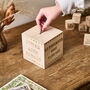 Personalised Christening Wooden Money Box, thumbnail 4 of 8