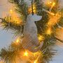 Ridgeback Vizsla Ornament / Leather Bookmark, thumbnail 2 of 2