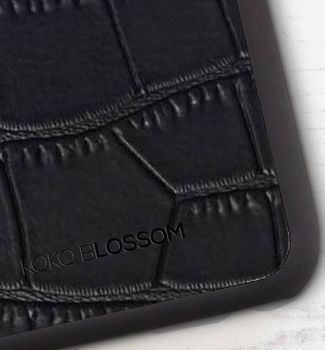 Personalised Mock Croc Leather Phone Case, 4 of 4