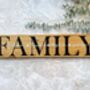 Personalised Family Sign With Heart Names, thumbnail 1 of 4