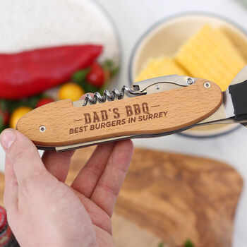 Personalised Dad's Best Barbecue Multi Tool Gadget, 6 of 12