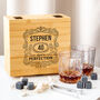 Personalised Birthday Age Name Whisky Glass Set, thumbnail 1 of 5