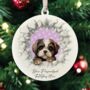 Personalised Christmas Shih Tzu Break Through, thumbnail 3 of 10