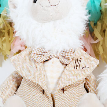 Cuddly Personalised Llama Soft Toy, 3 of 8
