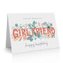 'Beautiful Girlfriend' Birthday Card, thumbnail 1 of 2