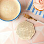 Personalised Street Map Coasters Heptagon, Any Location, thumbnail 1 of 2