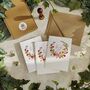 Autumn Floral Thank You Cards, thumbnail 5 of 5