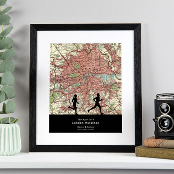 Running Print With Personalised Map, 3 of 4