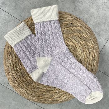 Personalised Women's Wool Walking Boot Socks, 5 of 9