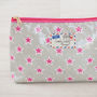 Stars Little Star Oilcloth Gift Makeup Cosmetic Bag, thumbnail 1 of 4
