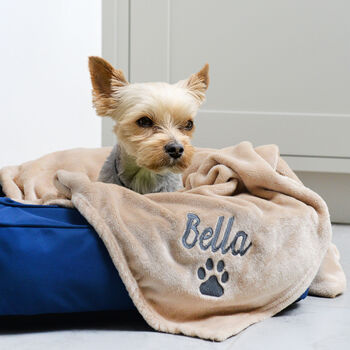 Personalised Neutral Pet Blanket, 3 of 5