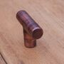 Aged T Knob Copper, thumbnail 4 of 4