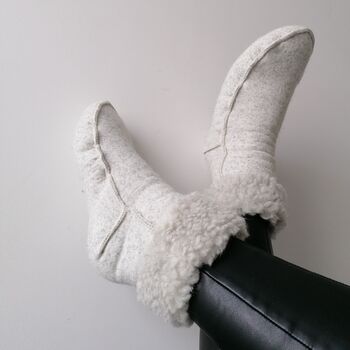 Merino Wool Elastic High Socks, 4 of 7