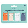 Set Of Four Magnetic Cat Bookmarks, thumbnail 3 of 4