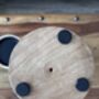 Mango Wood Pillar Candle Holder Set Of Two, thumbnail 9 of 9