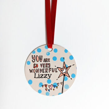 Personalised Wonderful Person Decoration, 2 of 7